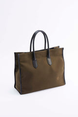 Apple Leather&OrganicCotton Tote bag