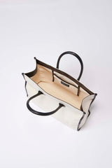 Apple Leather&OrganicCotton Tote bag