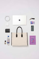 Apple Leather&OrganicCotton Tote bag