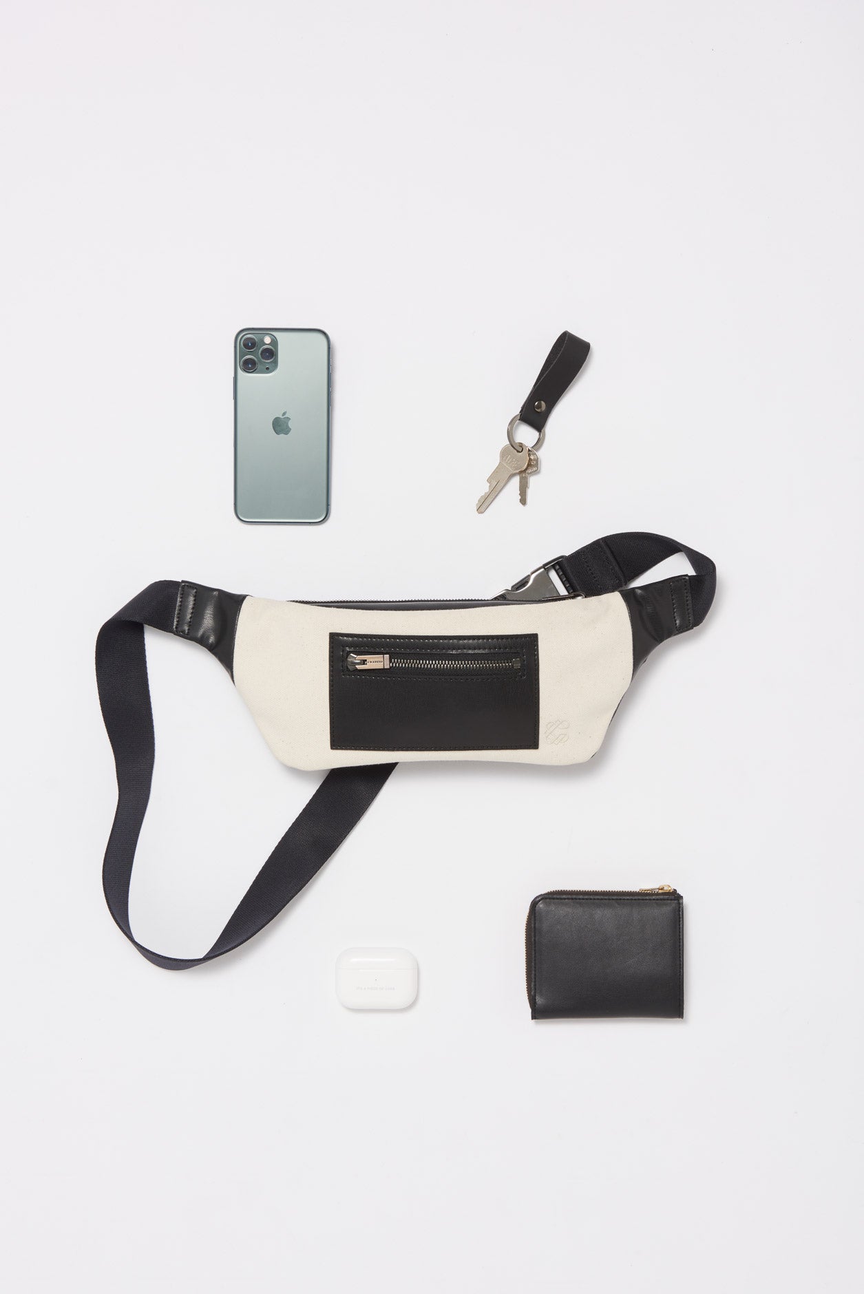 Apple Leather&OrganicCotton Crossbodybag