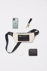 Apple Leather&OrganicCotton Crossbodybag