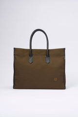 Apple Leather&OrganicCotton Tote bag