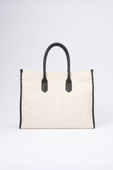 Apple Leather&OrganicCotton Tote bag