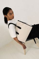 Apple Leather&OrganicCotton Tote bag