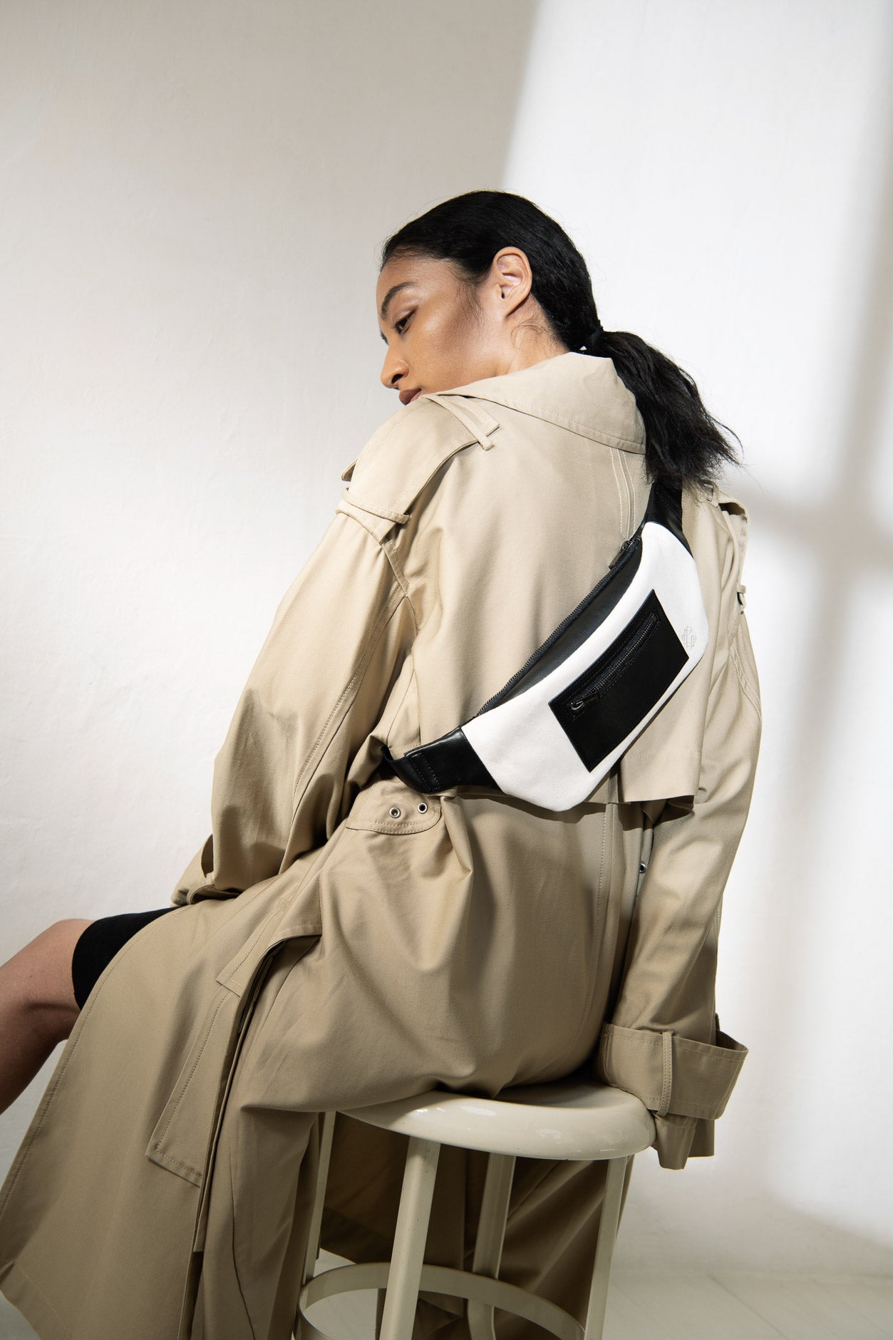 Apple Leather&OrganicCotton Crossbodybag