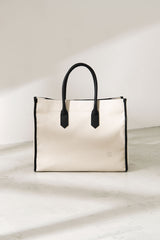 Apple Leather&OrganicCotton Tote bag
