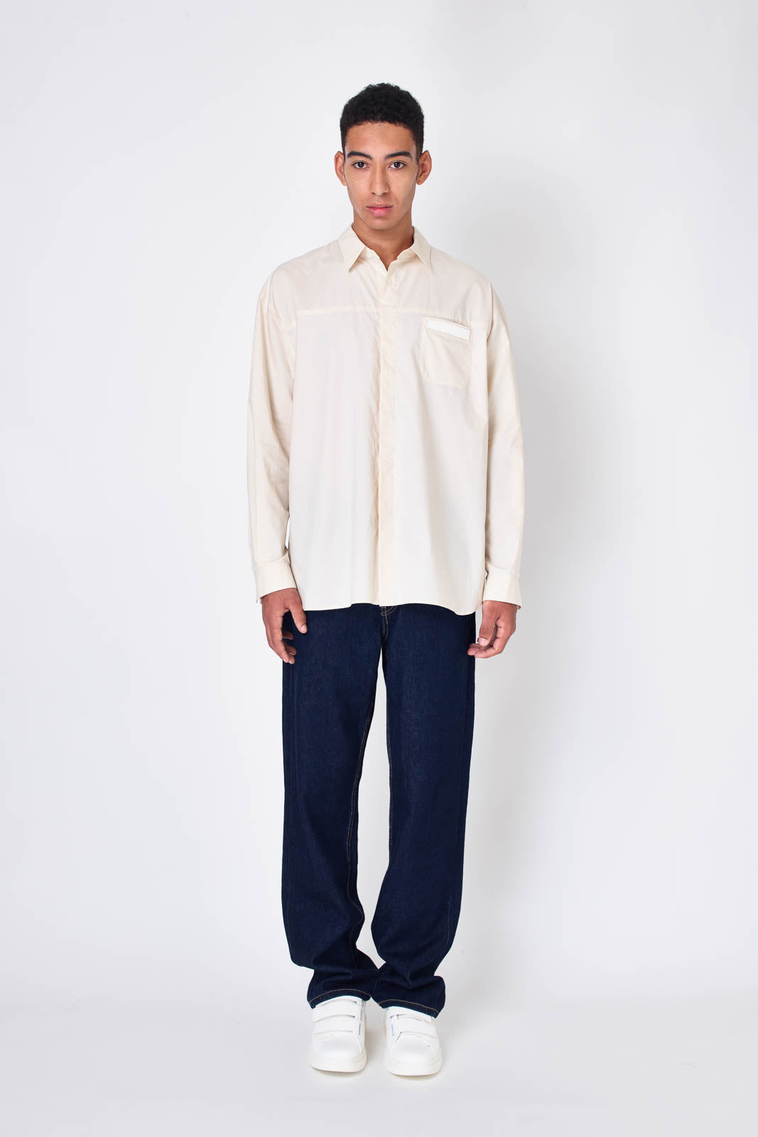Drop shoulder shirt