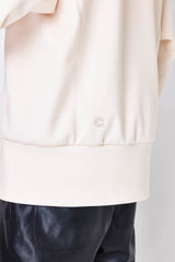 High-gauge double air oversized hoodie