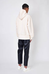 High-gauge double air oversized hoodie