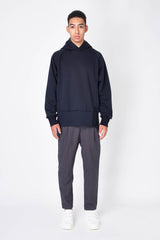 High-gauge double air oversized hoodie