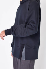 High-gauge double air oversized hoodie