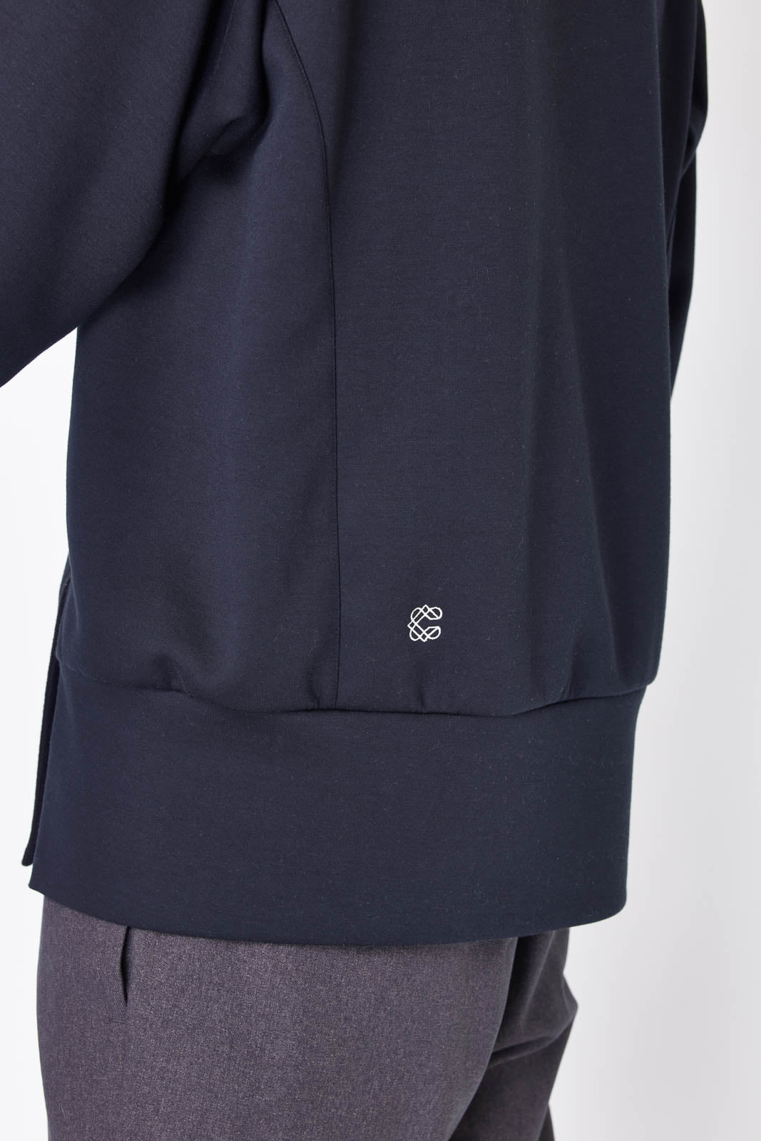 High-gauge double air oversized hoodie