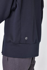 High-gauge double air oversized hoodie