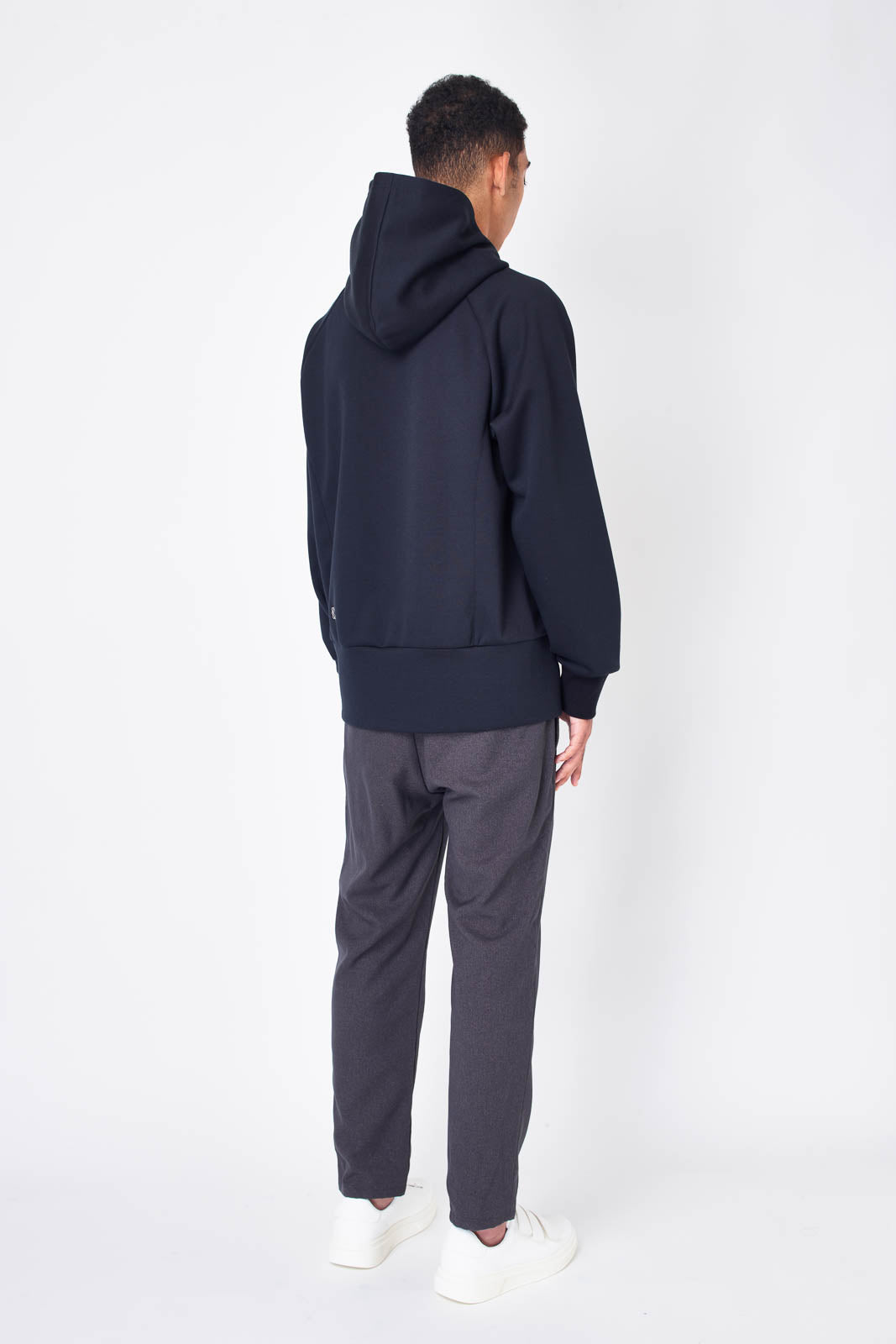 High-gauge double air oversized hoodie