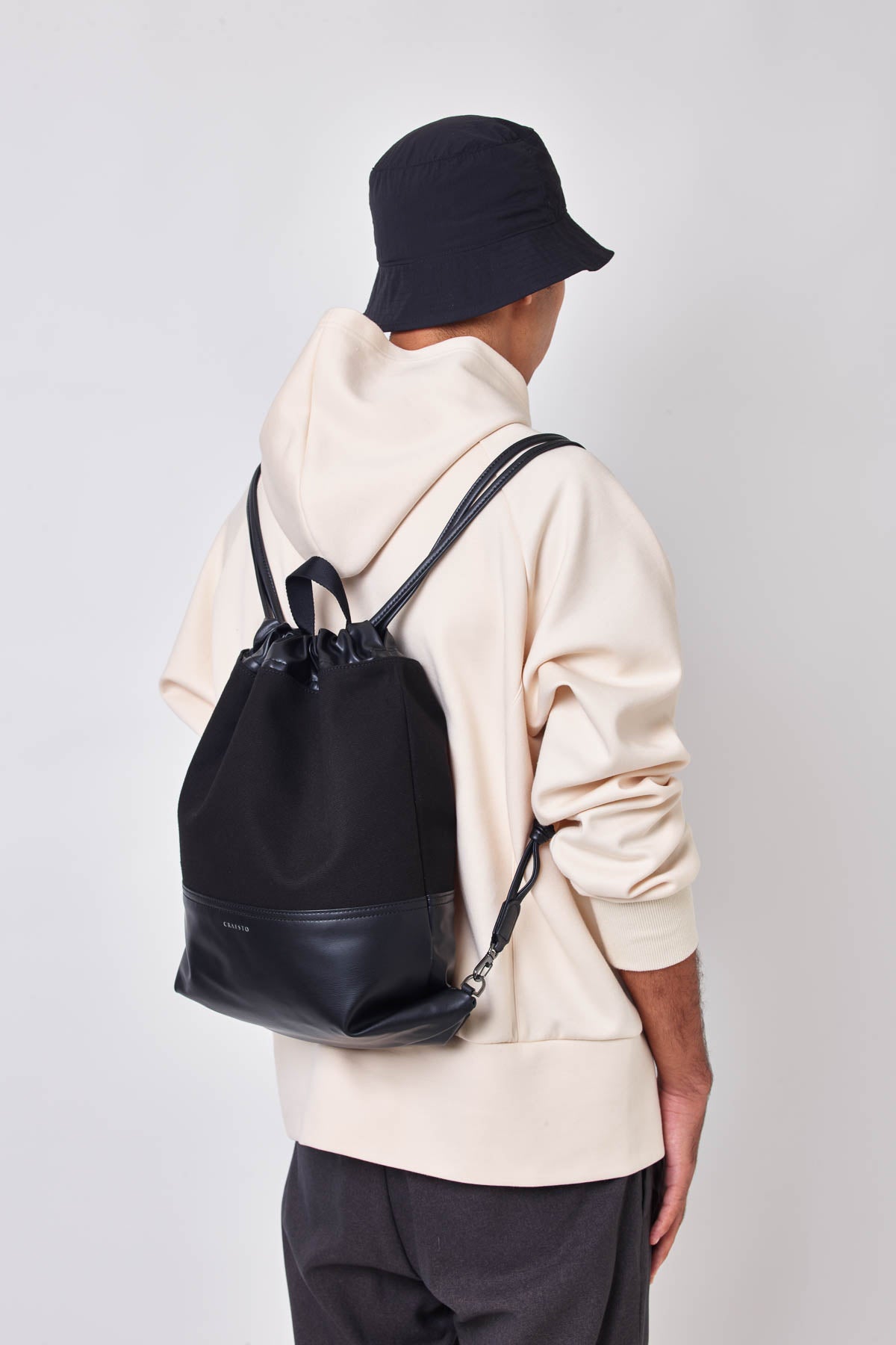 Apple leather crossover organics knapsack