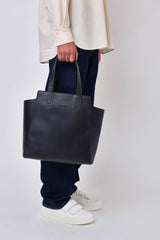 Cactus leather horizontal tote bag