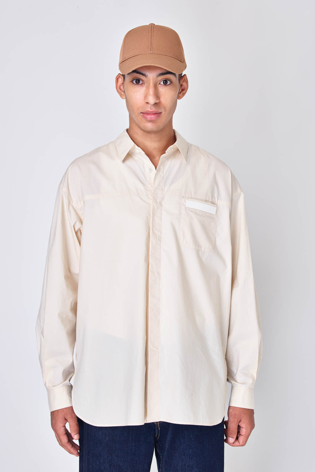 Drop shoulder shirt