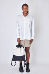 Apple leather crossover organics knapsack