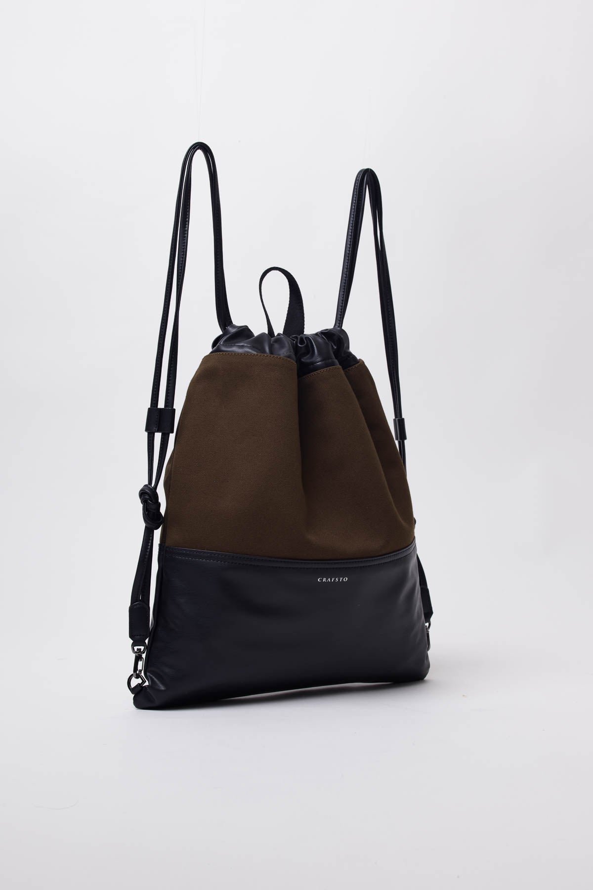 Apple leather crossover organics knapsack