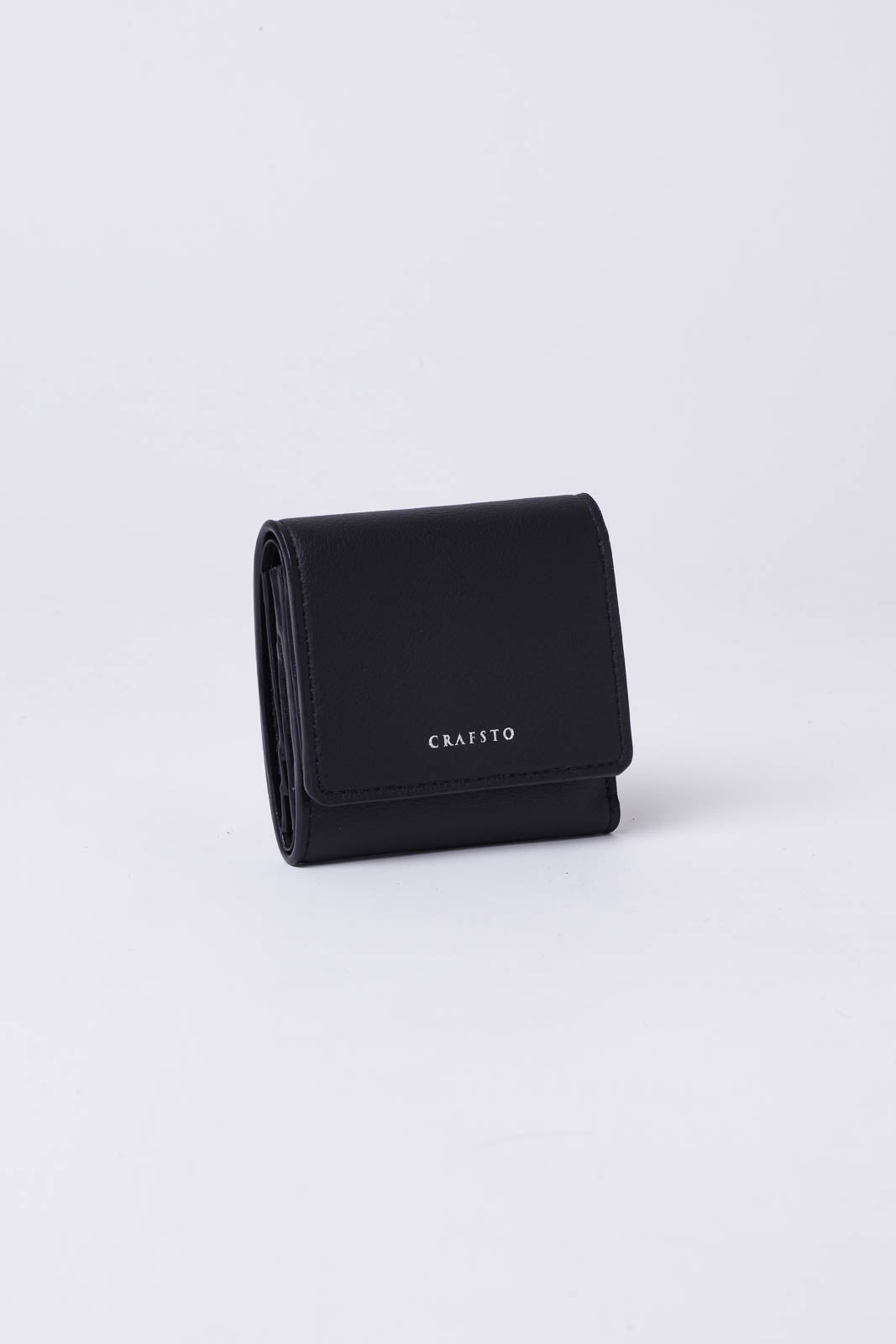 Cactus leather tri-fold wallet