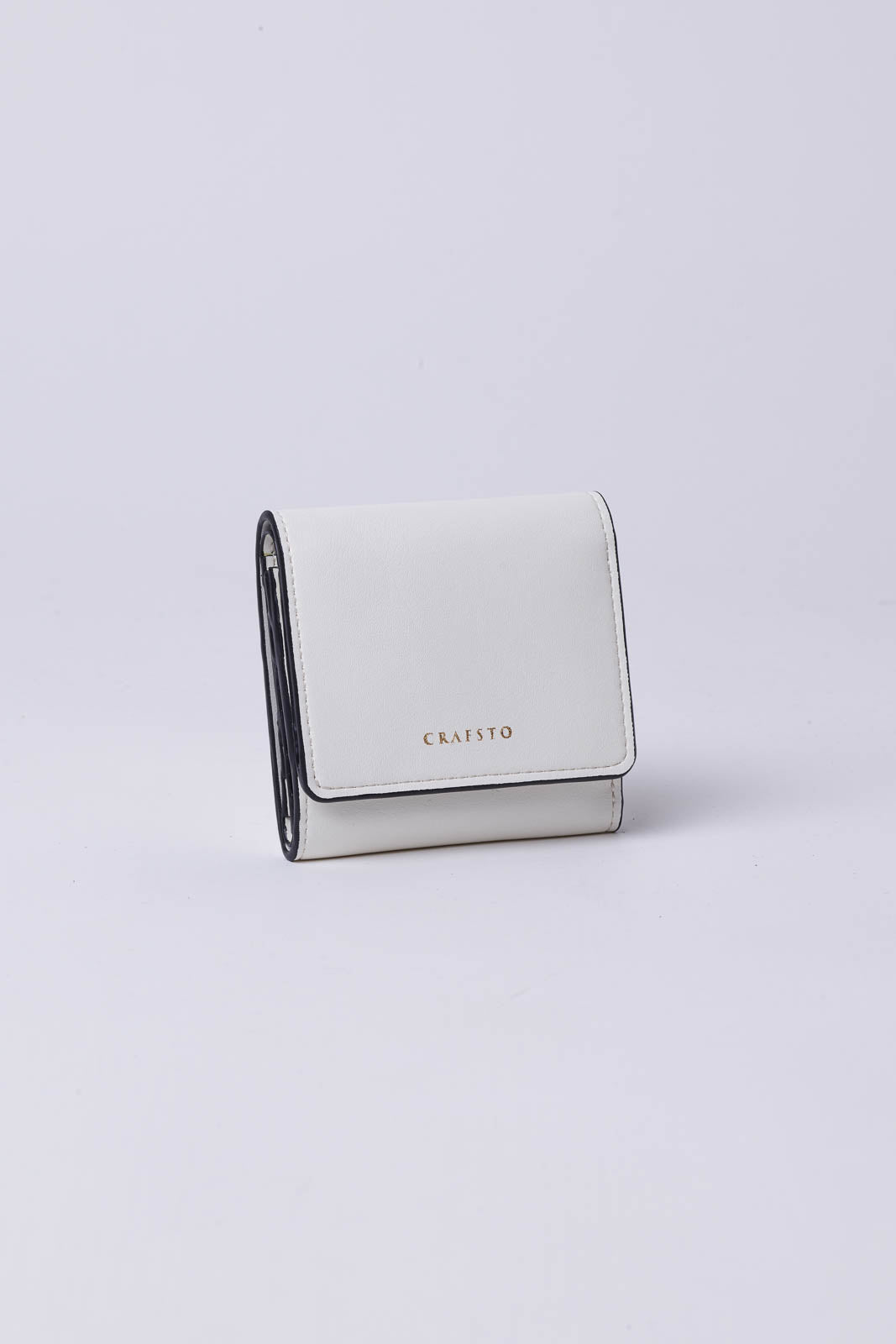 Cactus leather tri-fold wallet
