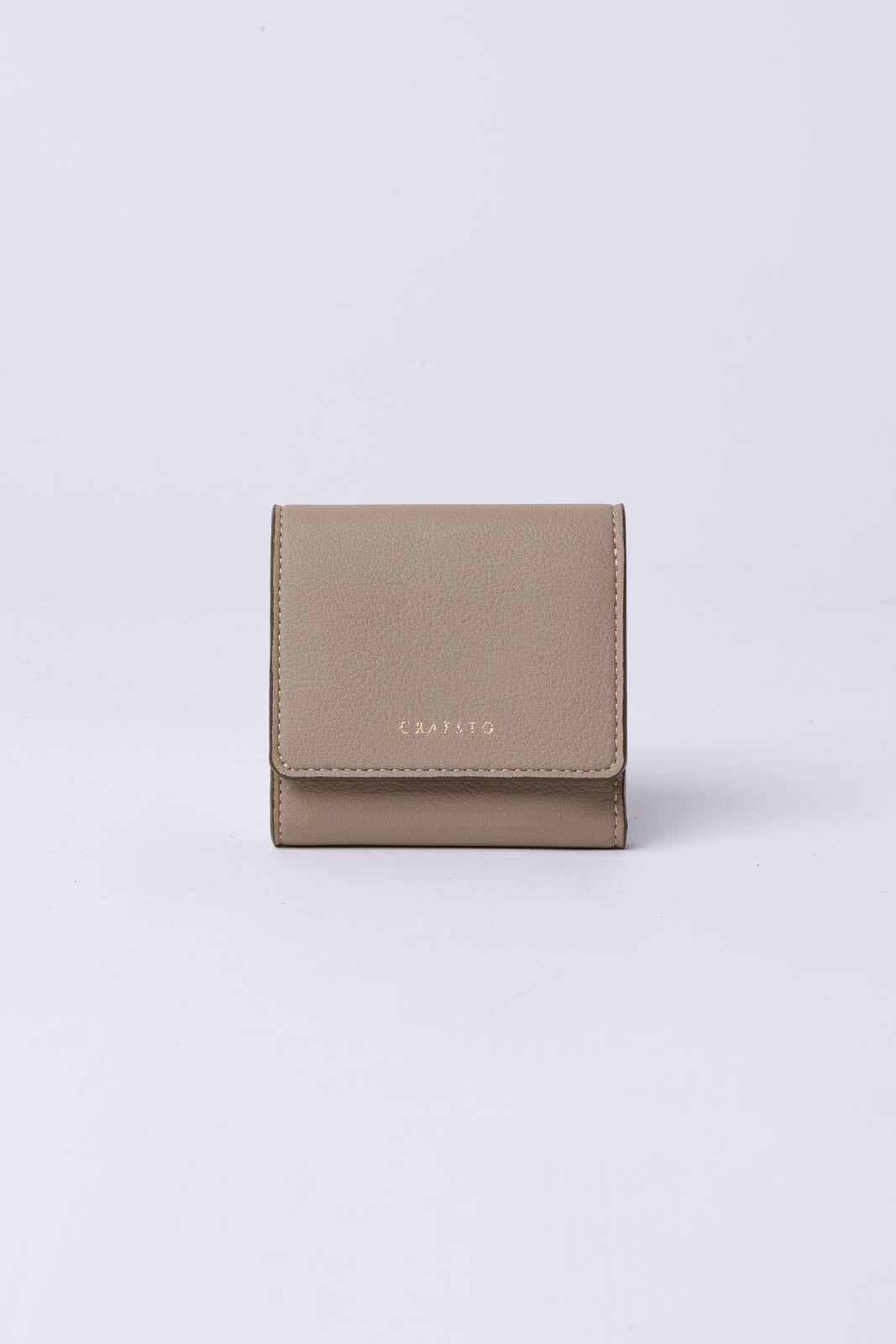 Cactus leather tri-fold wallet