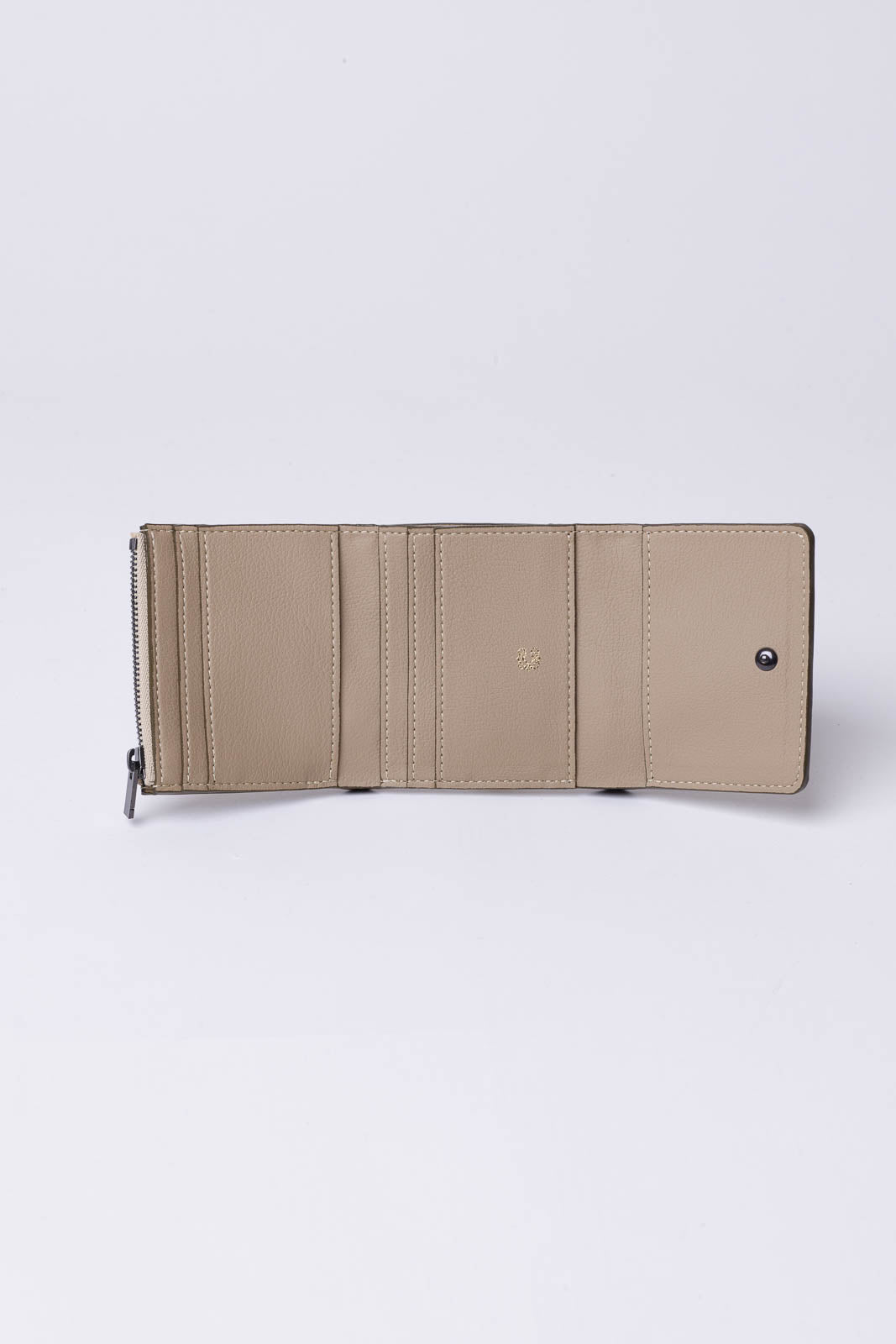 Cactus leather tri-fold wallet