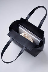 Cactus leather horizontal tote bag