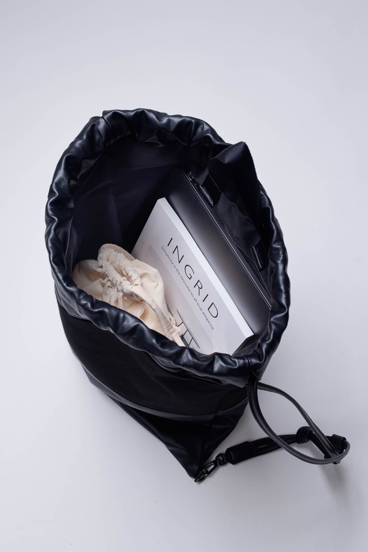 Apple leather crossover organics knapsack