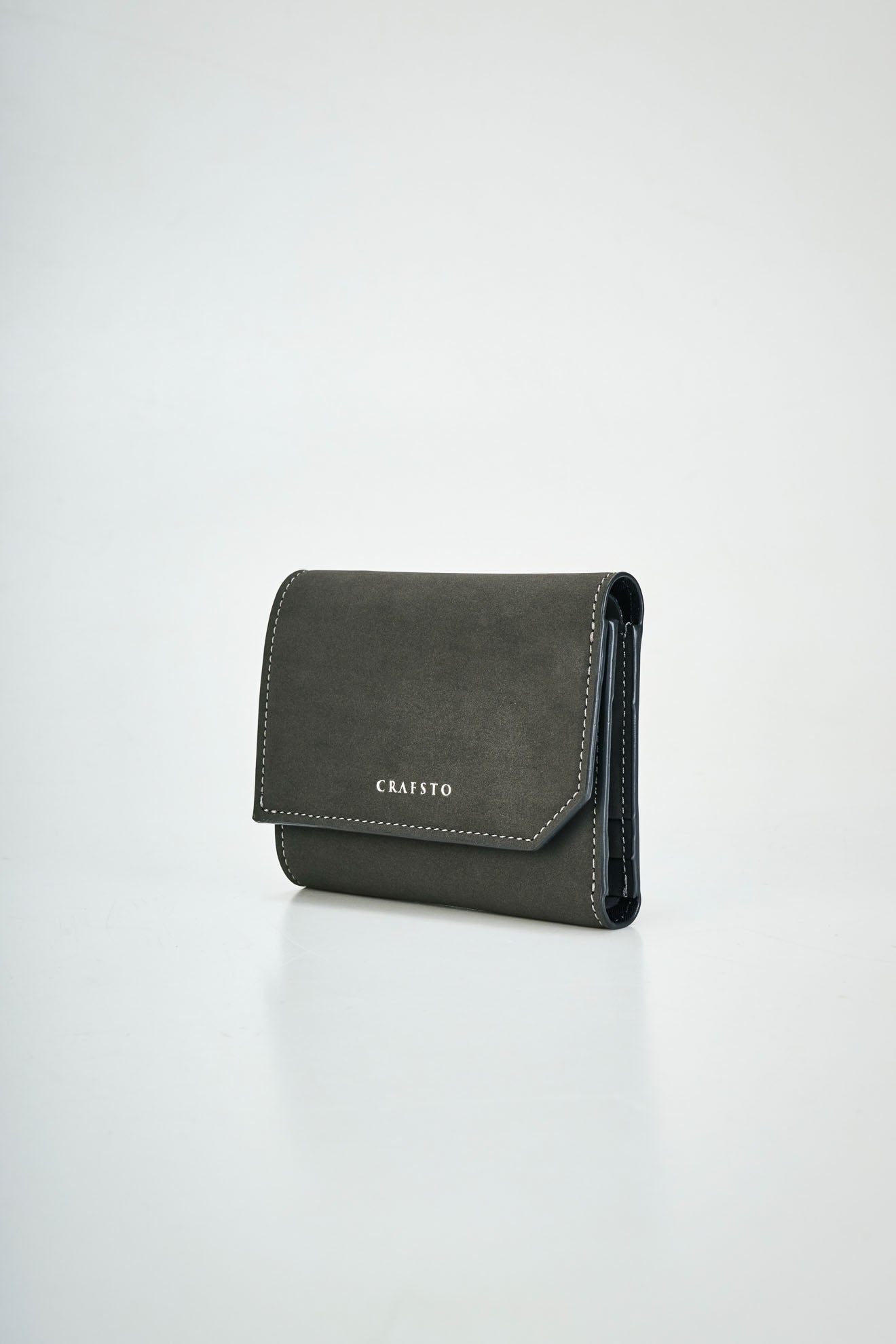 Corn Leather Graphic Trifold Wallet