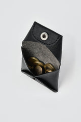 Mushroom Leather Coin Pouch