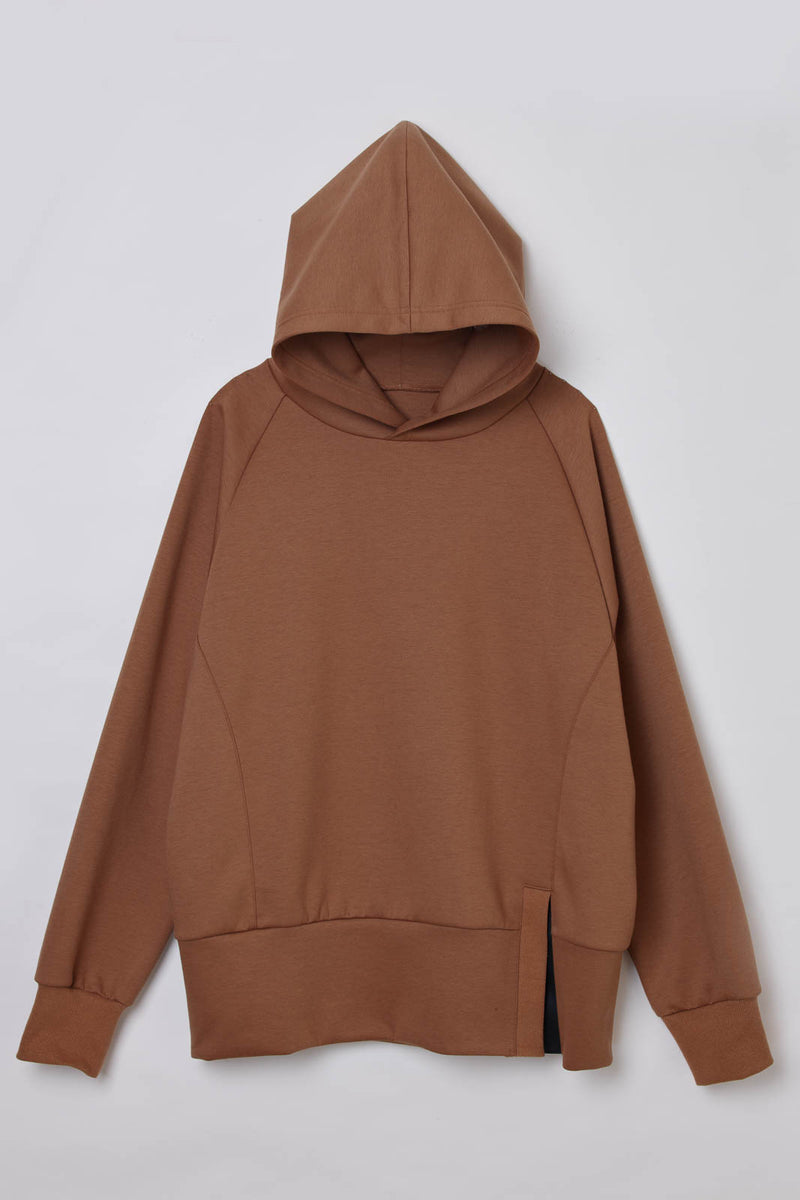 High-gauge double air oversized hoodie